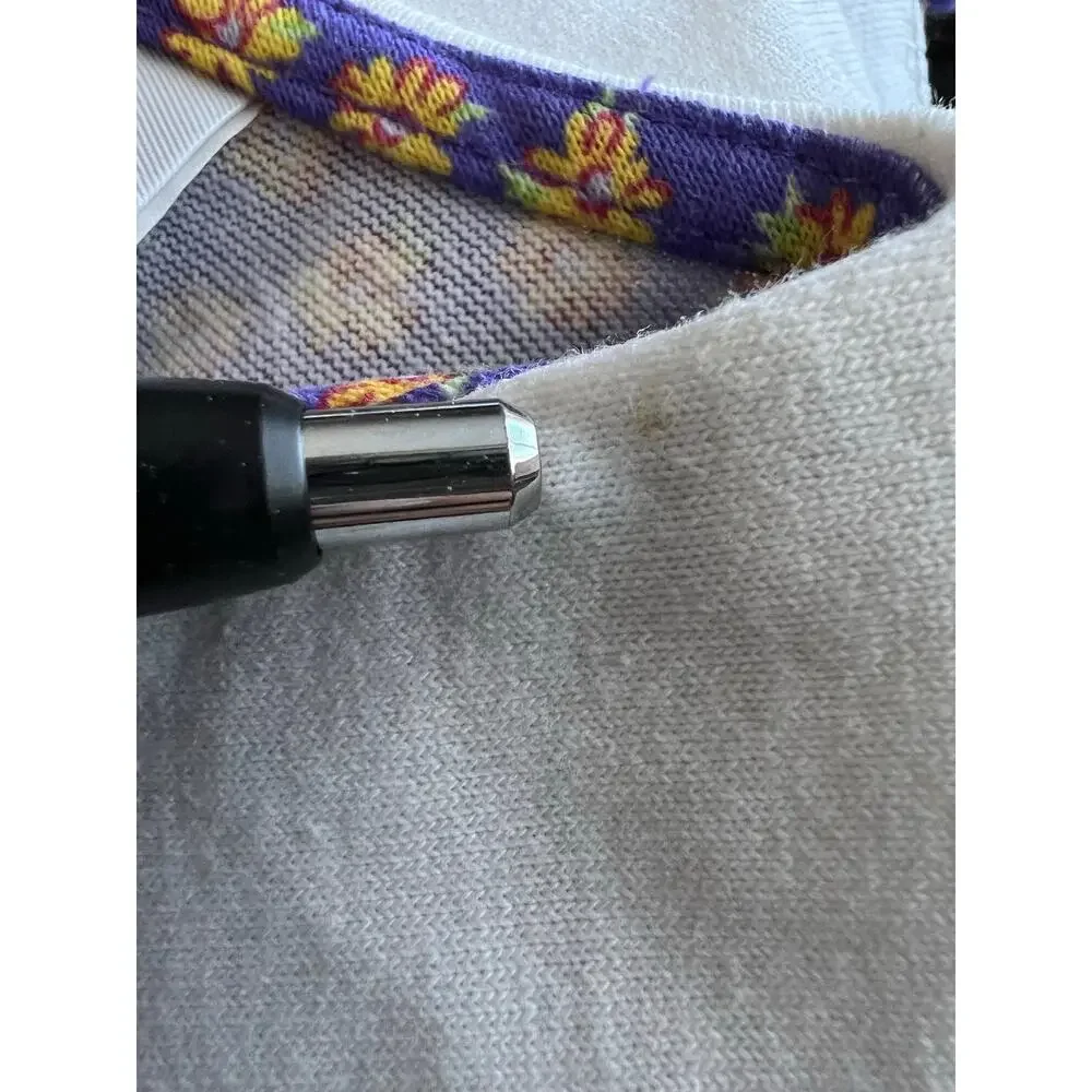 VTG Lil Byer Romper Dress Toddler 2T Purple Floral Button 90s Tie Back